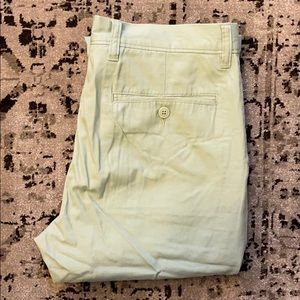 J. Crew The Driggs 30x30 Mint Green Chinos